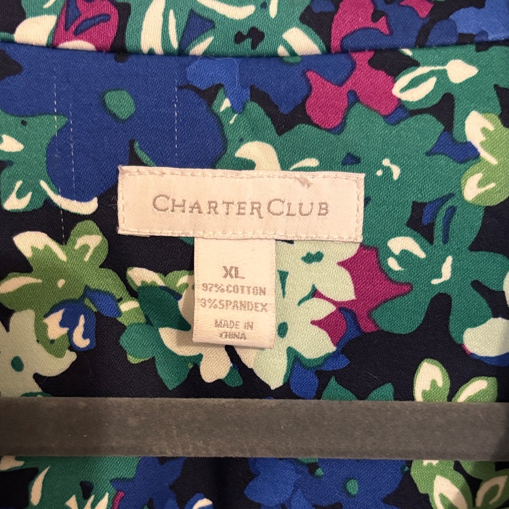 Charter Club Multicolor Floral Jacket - Picture 2 of 4